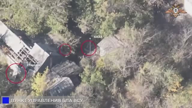 🛫💥☠⚡FPV-дроны уничтожили пункт управления БЛА ВСУ.⚡