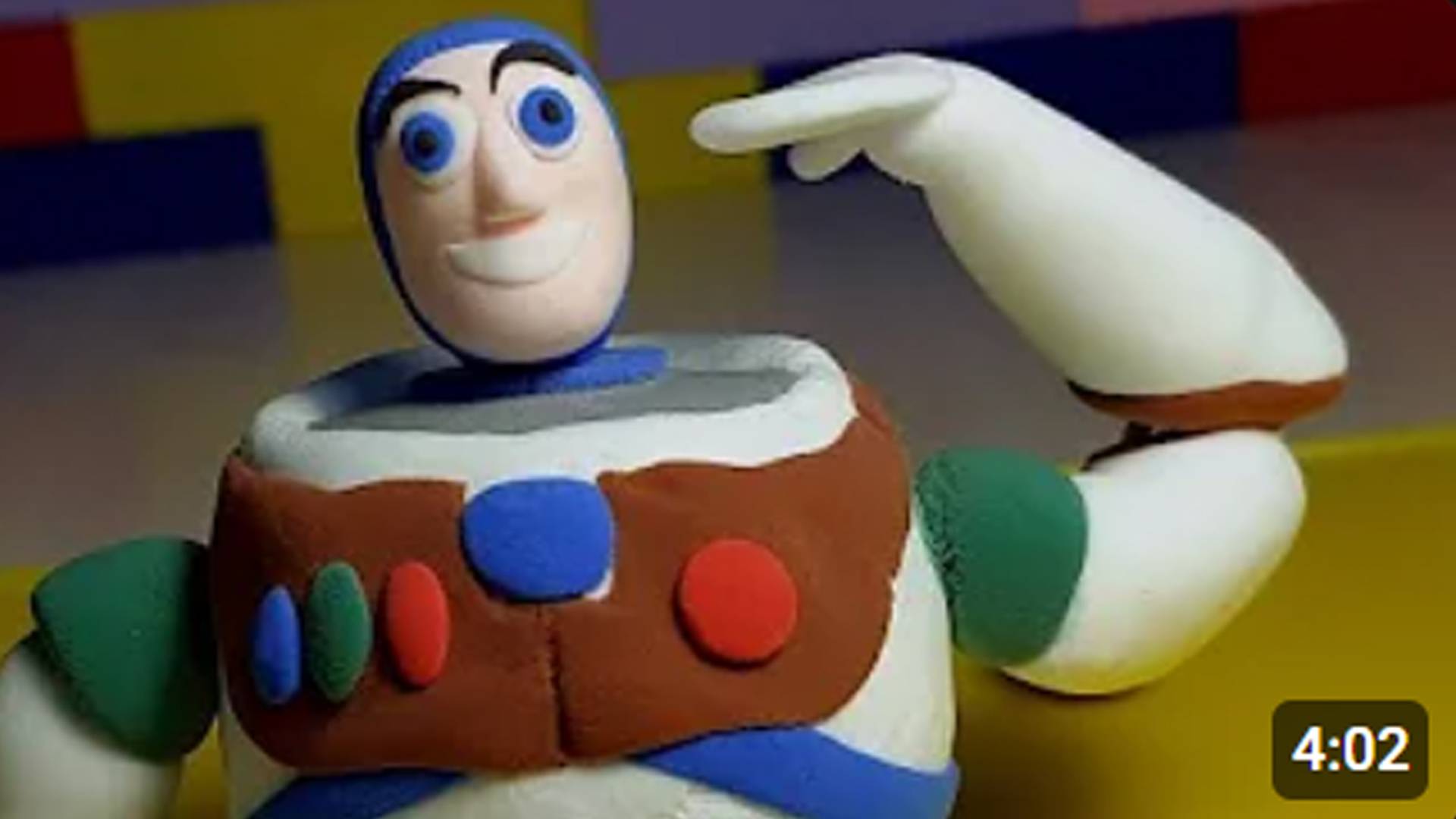 Базз Лайтер  из пластилина из История Игрушек. Лепим Базза Лайтера❗ Buzz Lightyear Plasticine.