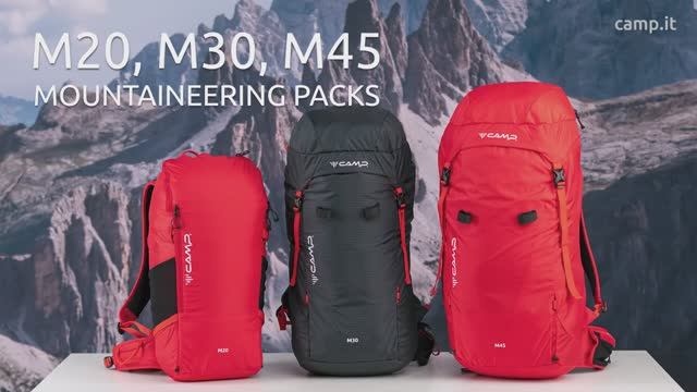 M20, M30, M45 – Backpacks for alpinism and climbing