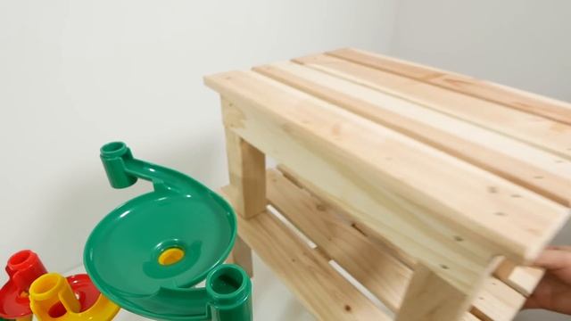 Играем в конструктор Marble Run - ASMR ☆ Лего блоки -машинка и малыш дракончик