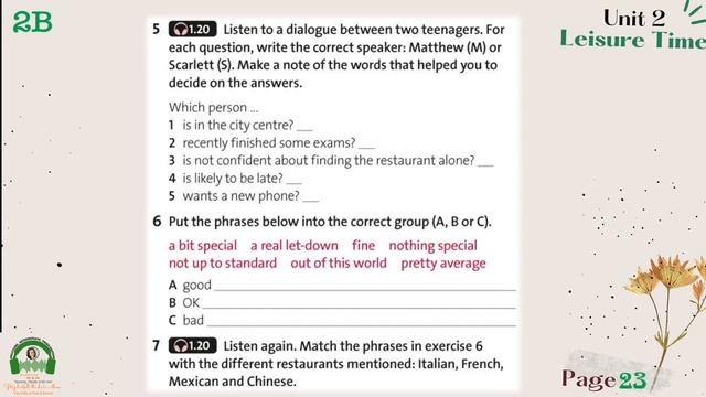 Solutions Intermediate Student's Book 3rd edition  Listening CD1 Unit 1 2 3