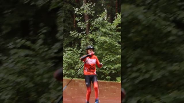 Контрольные тренировки на лыжероллерах Corsac sport club #rollerski #лыжероллеры #лыжи