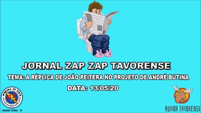 A réplica de João Peitera ao projeto de André Butina | Humor Tavorense | Jornal Zap Zap Tavorense
