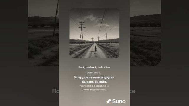 Suno (feat Алексей Коротин) - Останься (Rock) кавер