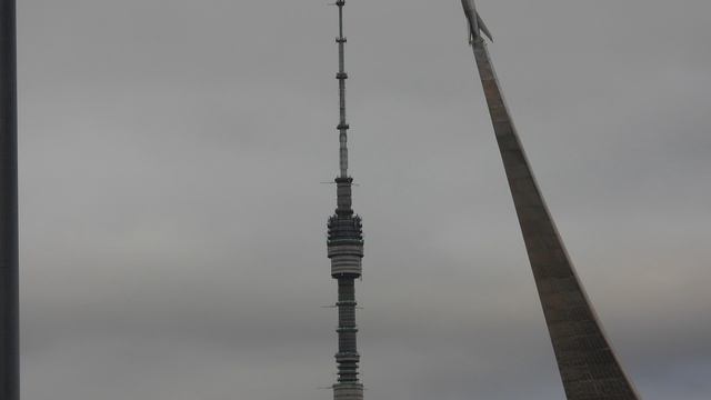 Останкинская телебашня, тест ультразума на 125 крат фотоаппаратом Никон Р1000