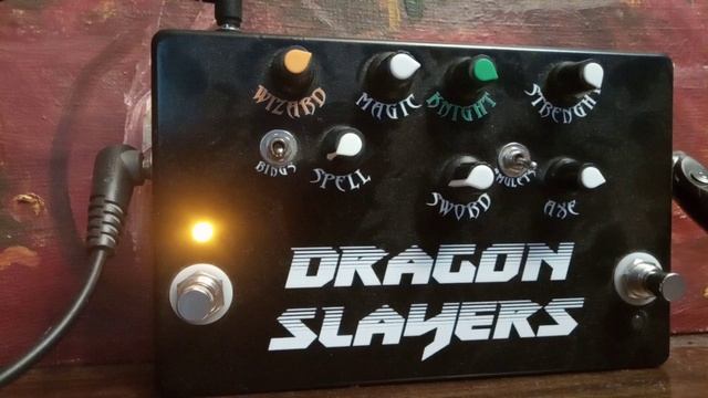 Dragon Slayers (Big Muff + Proco Rat) - Fuzz Distortion - Stoner Doom Guitar Pedal Demo