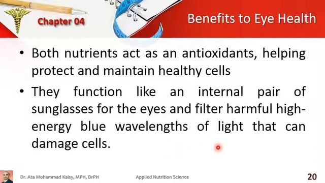 Applied Nutrition - Chapter 04 - Nutrition and Eye Health