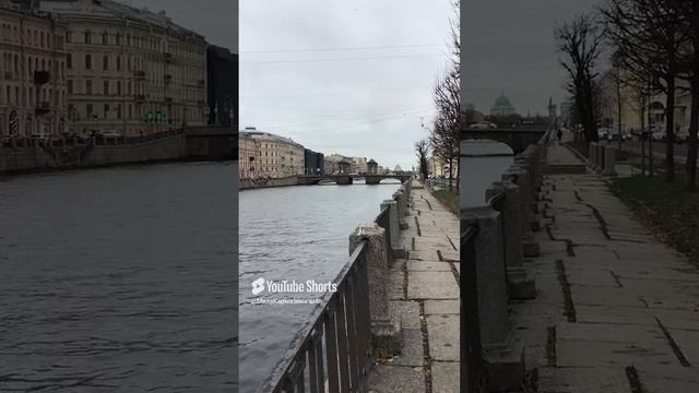 Санкт-Петербург. 14.11.2024. Мост М.В.Ломоносова, вид с набережной реки Фонтанки