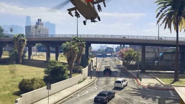 100 Уровень Розыска в GTA!