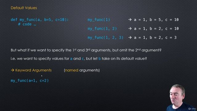 003 Positional and Keyword Arguments - Lecture