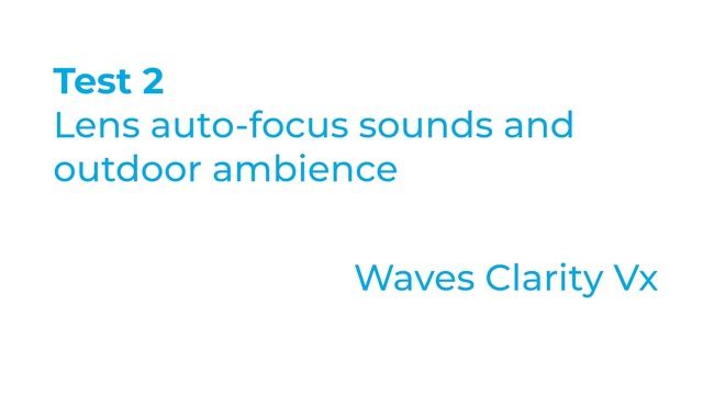 Waves Clarity Vx Test 2
