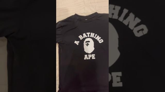 Обзор футболки Bape