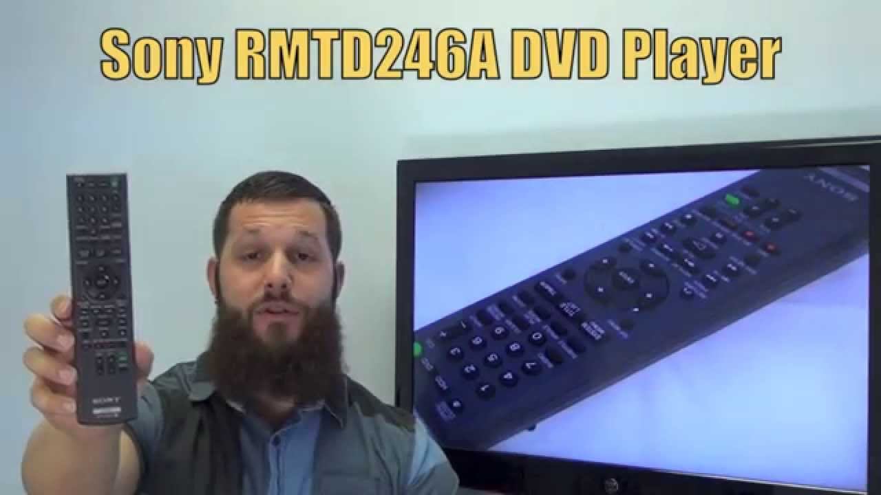 SONY RMTD246A Remote Control PN: 148017112 - www.ReplacementRemotes.com