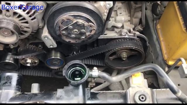 SUBARU IMPREZA GG3 сорваный болт гидронатяжителя