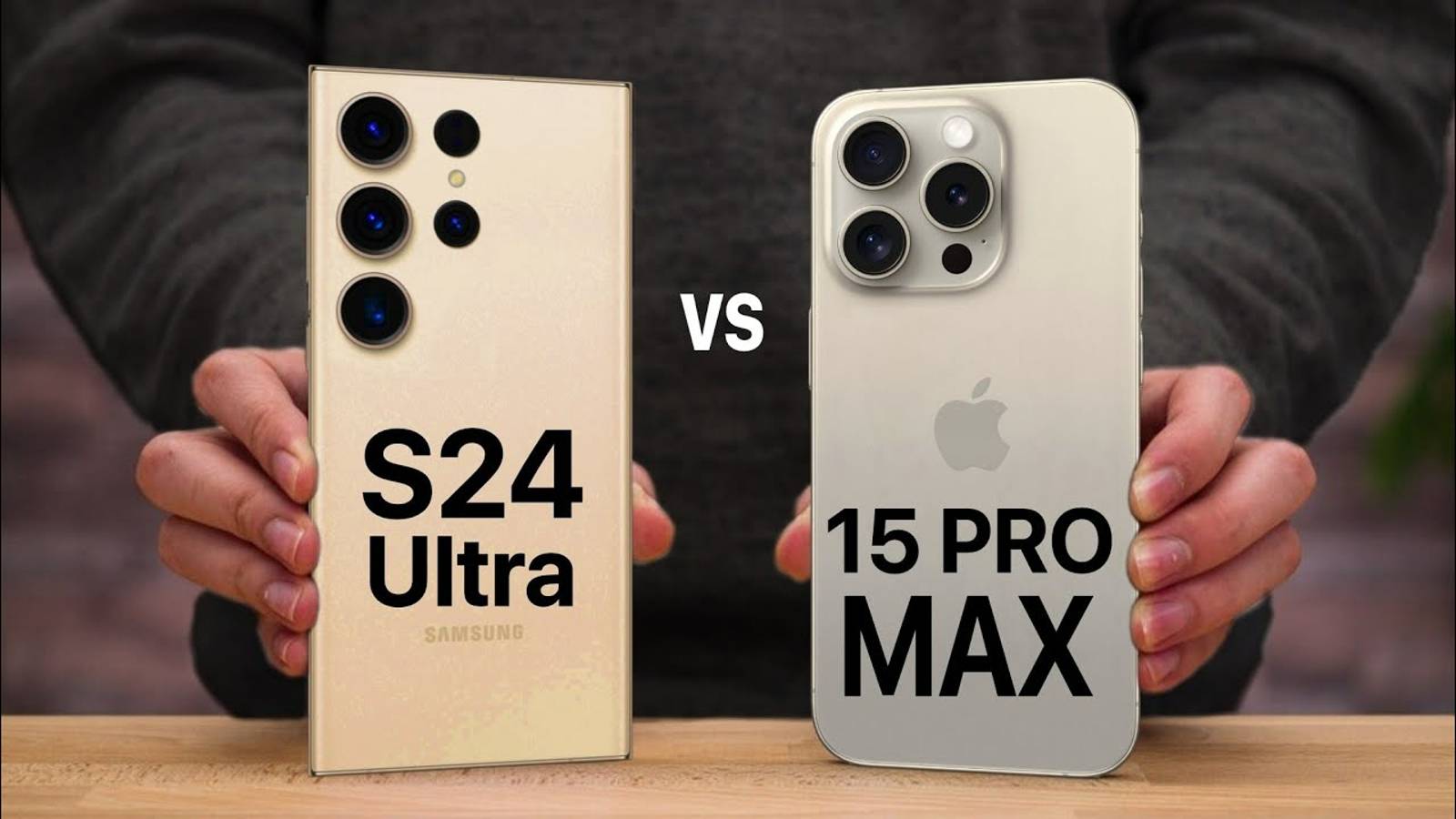 Сравнение характеристик Samsung Galaxy S24 Ultra против Apple iPhone 15 Pro Max