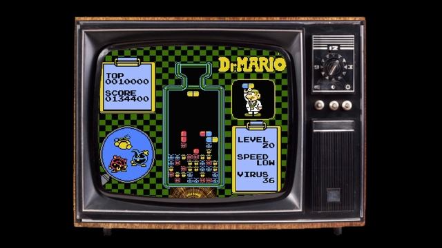 Денди - Dr. Mario 20 LEVEL