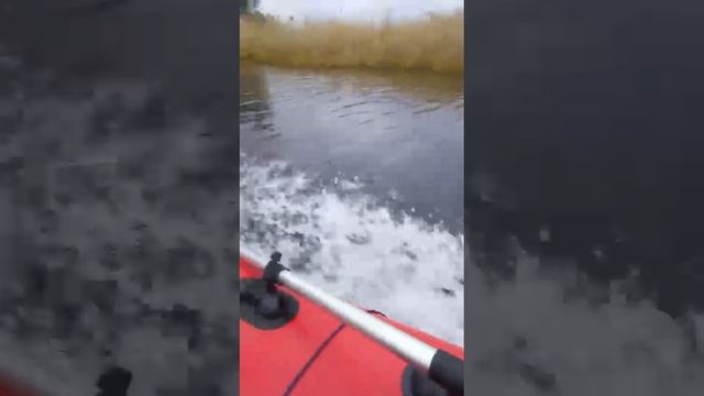 Ветерок 8 с микропроцессорным зажиганием на воде.