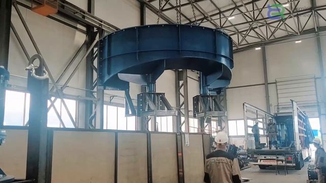 Отгрузка батареи классификационных гидроциклонов WERMAX