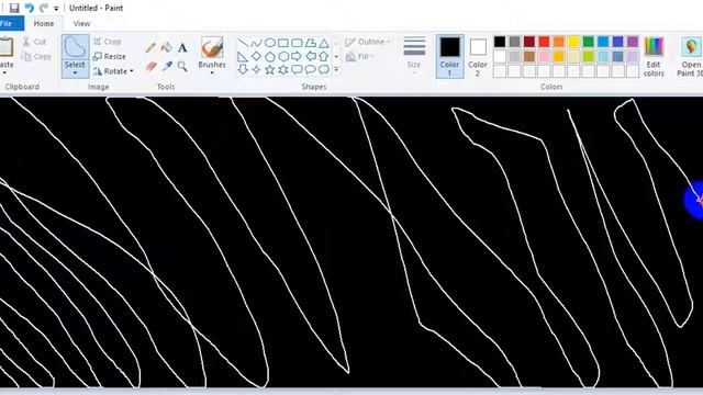 Трик със селекция в MS Paint