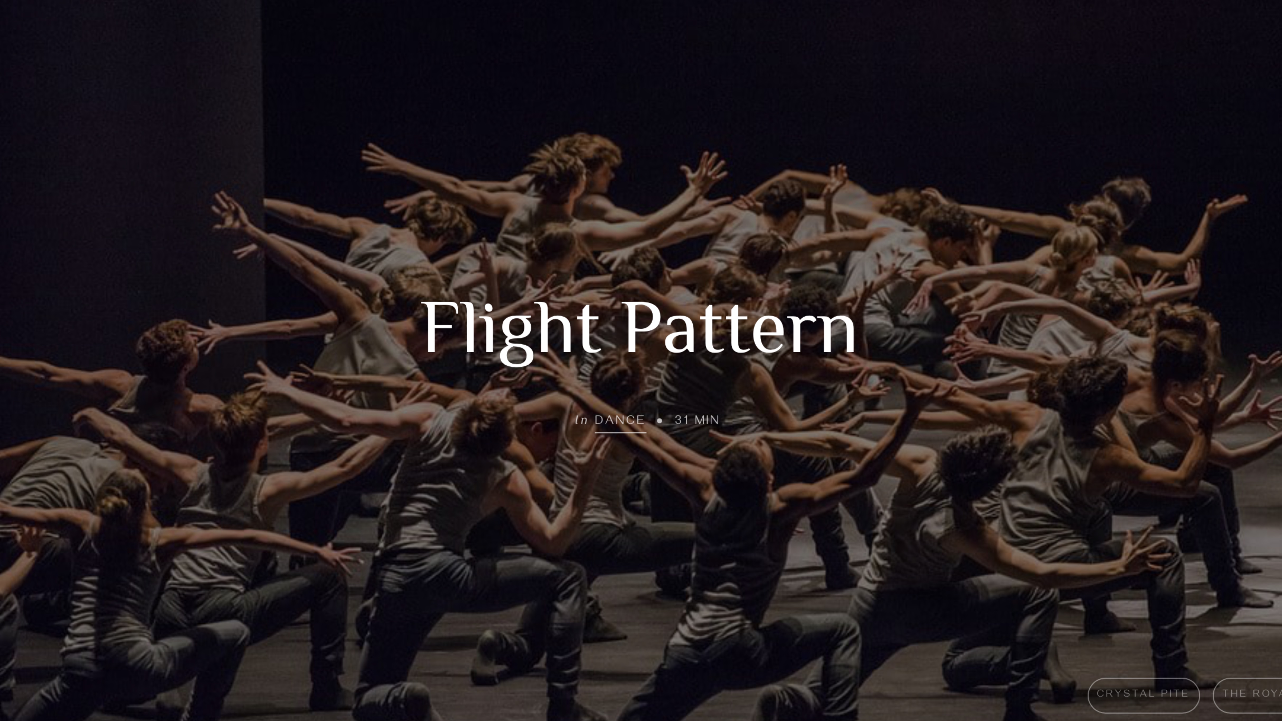 Flight pattern - Crystal Pite