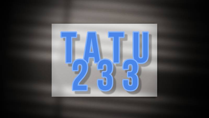 Тату №233.