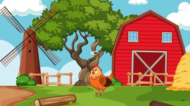 Кто живет на ферме? Учим животных Учимся говорить Развивающие мультики для детей