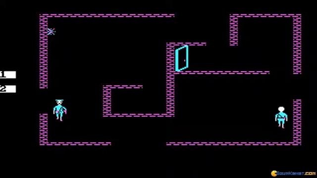 Beyond castle Wolfestein gameplay (PC Game, 1984)