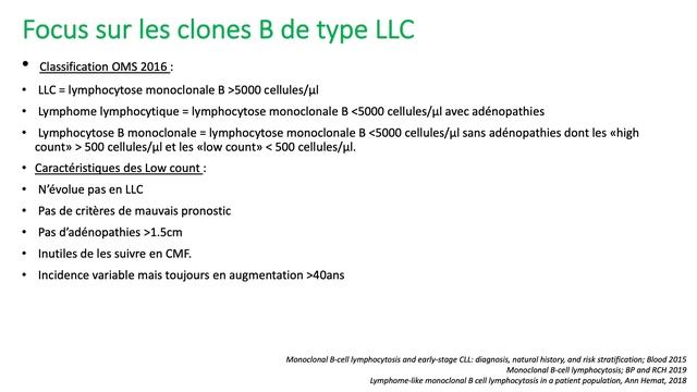 Les outils diagnostics en hématologie