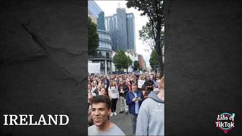 Libs of Tik Tok protest against vaccine mandates compilation