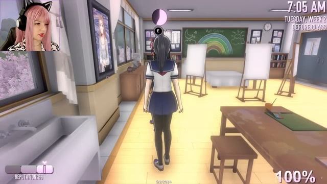 📹 Свели Амай Одаяка и Шоку Цубурая - Сватовство в Яндере симулятор/Yandere Simulator →