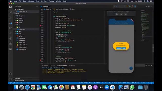 FLUTTER 80 GetX Dialog (Tutorial Flutter Bahasa Indonesia)