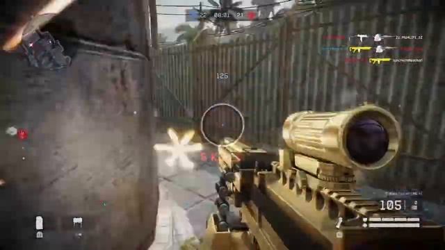 Warface Weapons - Golden Stoner LMG A1 - Team Deahtmatch - Dock