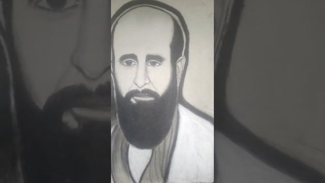 الفيلسوف الشيخ أحمد قرفيص لوحة بالفحم إشتركو بالقناة نوصل 100مشترك ❤بحبكم❤