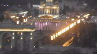 Вид из окна в гостинице Космос ВДНХ, Москва, 10.11.2024
