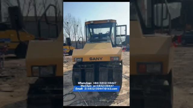 Полностью гидравлическое резиновое колесо Sany 30 тонн, 2019 г.