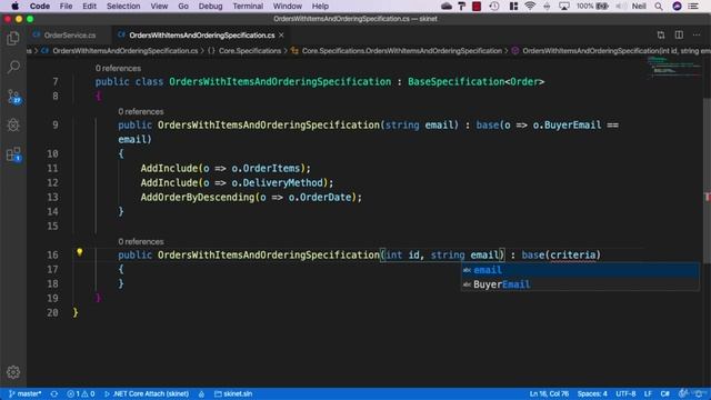 223 Implementing the Order get methods