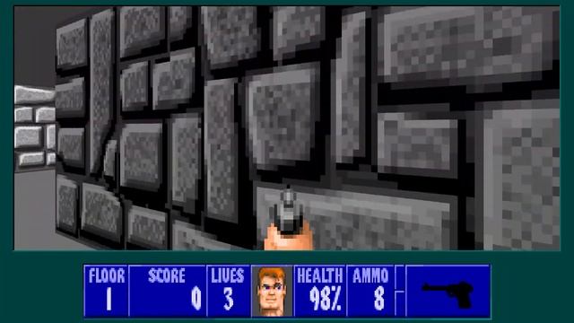 Wolfenstein 3D E1M1 00:17