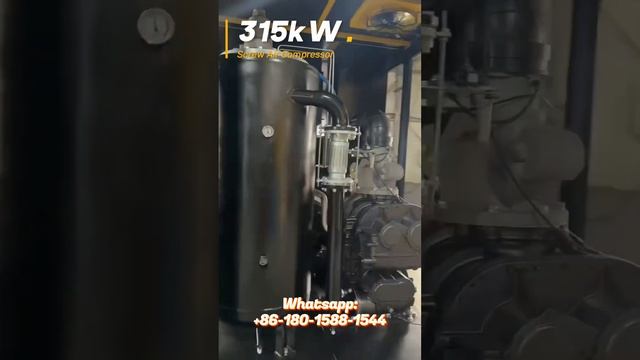 Testing the Powerhouse: QiAir's Dual-Rotor Screw Compressor 315kW in Action ⚙️ | #AirCompressor