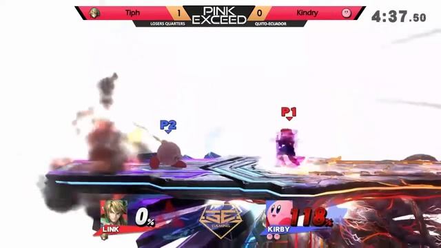 SEG: Pink Exceed - Tiph (Link) Vs. Kindry (Kirby) - Wii U Losers Quarters