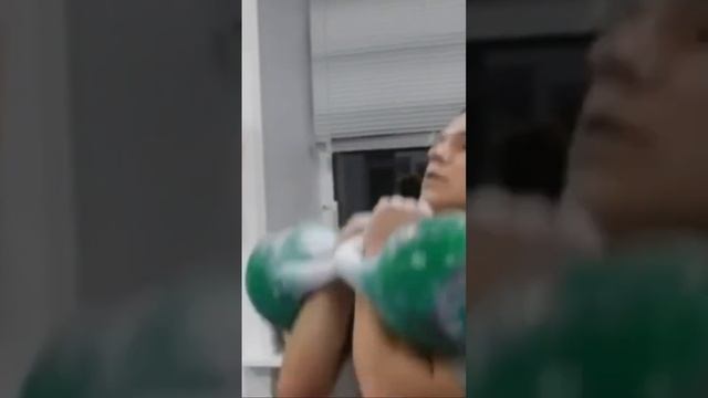 Гири 24кг☝️👆(Упражнение длинный цикл)💙❤️🔥💪