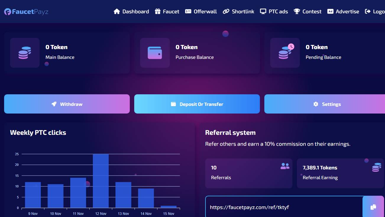 Рекомендую! ПЛАТИТ  0,10 USDT! Без вложений! Букс FaucetPayz, Вывод от 500 Tokens на FP