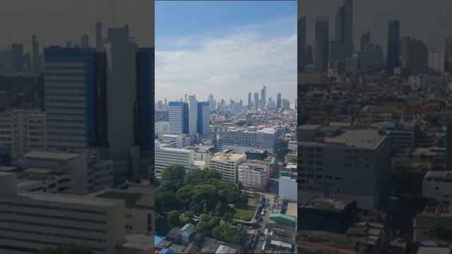 Bangkok. View from the hotel window, 108th floor