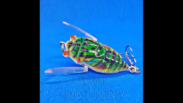 Копия - Tiemco CICADA MAGNUM TTCMG-B (45mm) - копия воблера на голавля и окуня - с Алиэкспресс