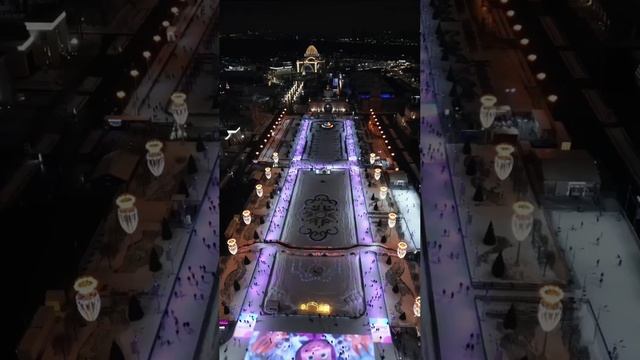 ⛸️Самый большой каток Москвы откроется на ВДНХ уже 22 ноября⛸️