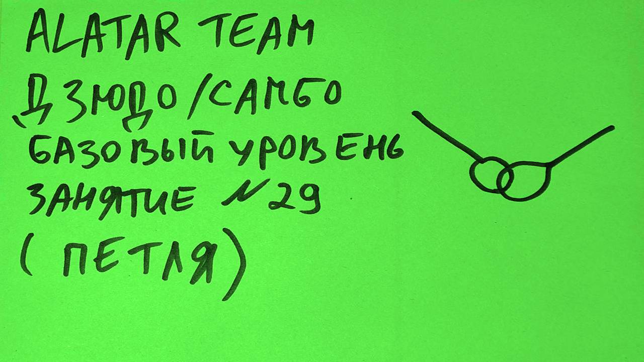 Дзюдо / Самбо базовый уровень, занятие 29 (Удушающий петля)