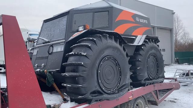 Эвакуатор для вездехода Шерп перевозка из Владимира в Москву