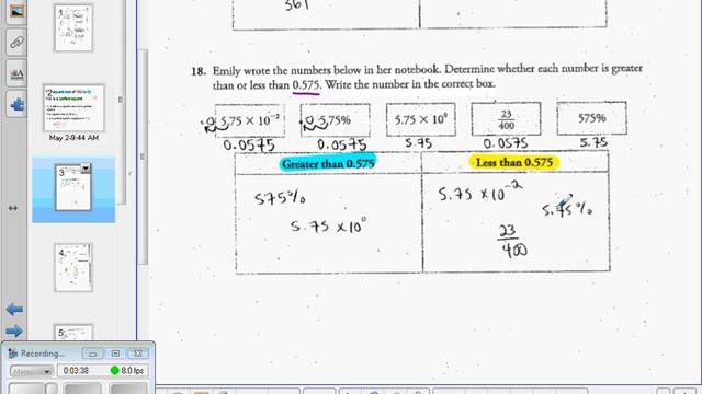 M7 SOL Review packet pg. 14-15 Perfect Squares and Square Roots