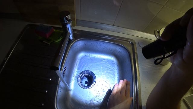 Очистки ананаса спускаю в измельчитель мусора