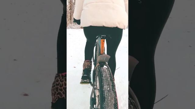 катаем на фетбайке в парке) тест свежесобранного Fuji #фетбайк #fatbike #fat
