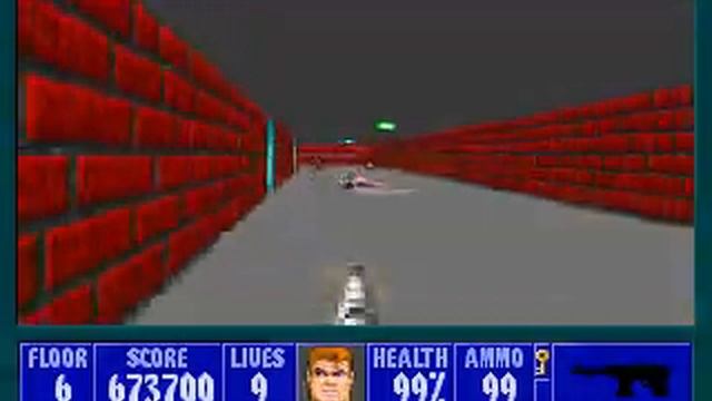 Wolfenstein 3D (PC DOS) - Floor 1-6